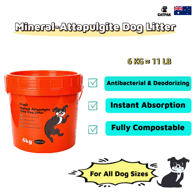 Waggle 100% Natural Mineral Attapulgite Dog Litter