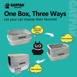 Stainless Steel Cat Litter Box | Easy to Clean & Odor-Resistant