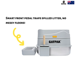 Stainless Steel Cat Litter Box | Easy to Clean & Odor-Resistant