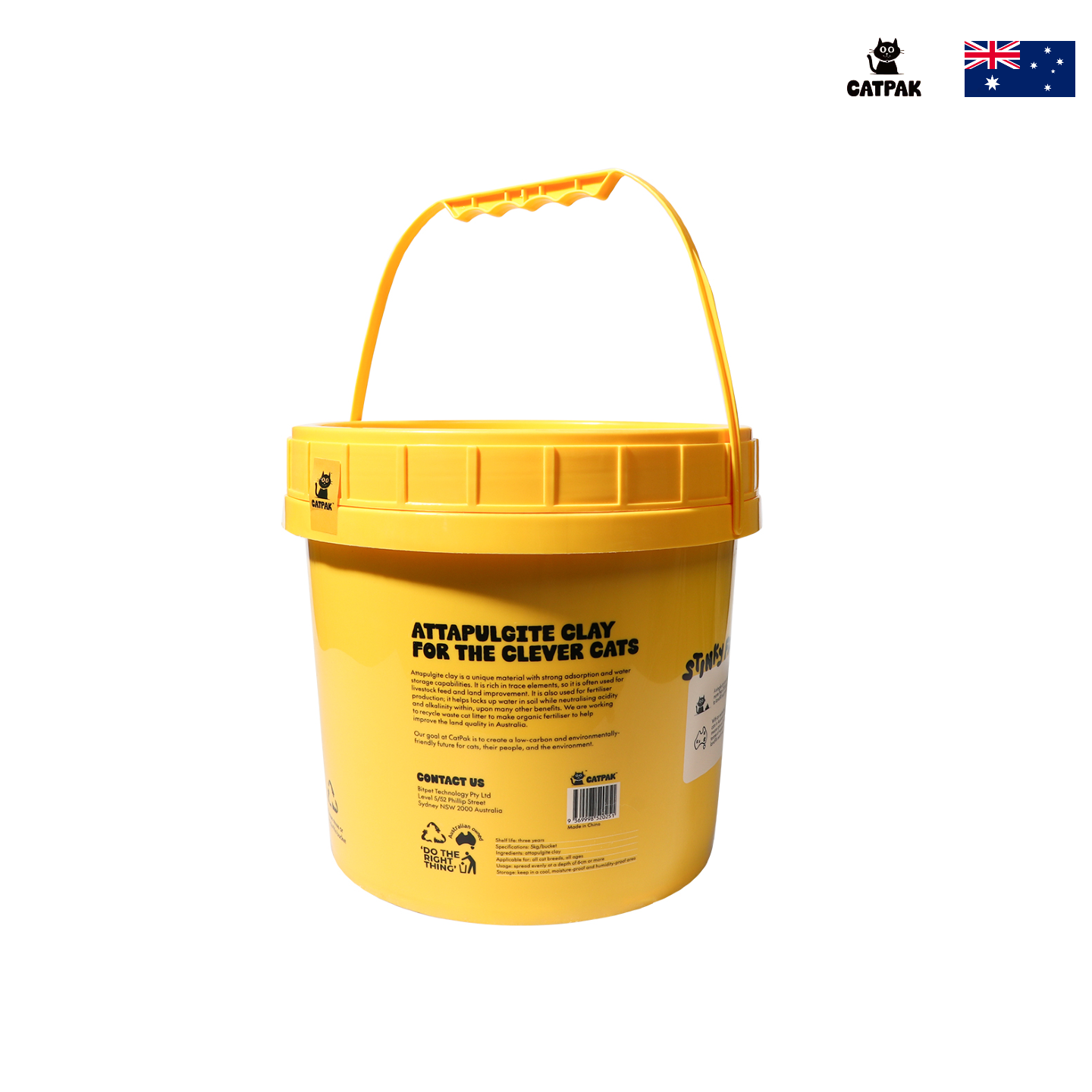 【2 Tubs Special】100%  Natural Mineral Attapulgite Cat Litter | 2nd Bucket at Half Price