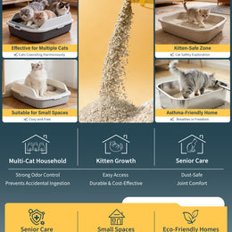【2 Tubs Special】100%  Natural Mineral Attapulgite Cat Litter | 2nd Bucket at Half Price